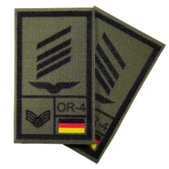 NfD - BW Rangabzeichen International bedruckt Luftwaffe Klett für KBS SK