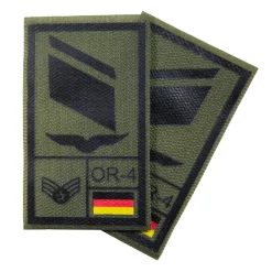 NfD - BW Rangabzeichen International bedruckt Luftwaffe Klett für KBS SK