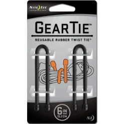 Nite Ize - Gear Tie Original Gr.6 schwarz 2er Pack