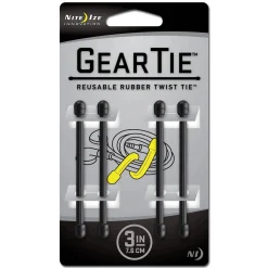 Nite Ize - Gear Tie Original Gr.3 schwarz 4er Pack