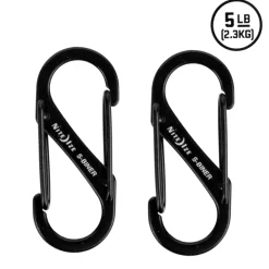 Nite Ize - Karabiner S-Biner Gr. 1 Edelstahl stainless 2er Pack