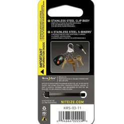 Nite Ize - Schlüsselanhänger KeyRack Edelstahl