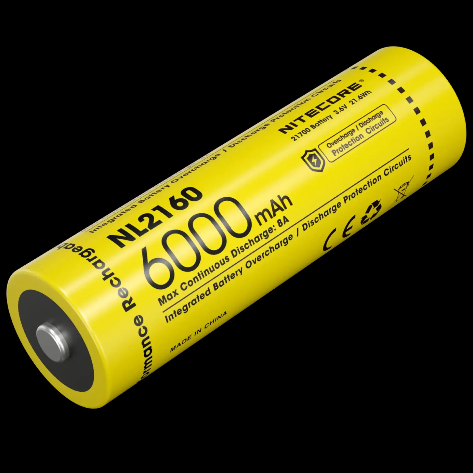Nitecore - Li-Ion Akku Typ 21700 6000mAh NL2160