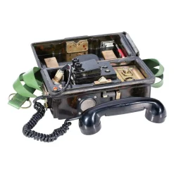 NVA - Feldtelefon mit Zubehör im Koffer neuwertig