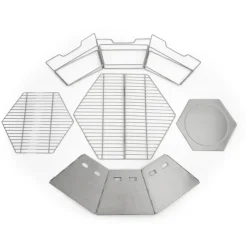 Origin Outdoors - Feuerschale und Grill Hexagon