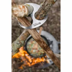 Petromax - Dreibein-Ring groß silberfarben