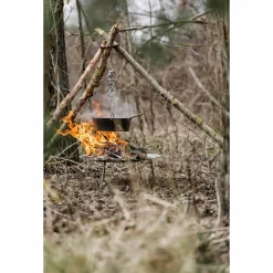 Petromax - Dreibein-Ring groß silberfarben