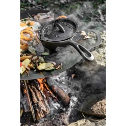 Petromax - Kasserolle kr1 Gusseisen mit Deckel schwarz