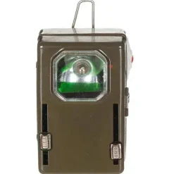 Polnische Armee - Polnische Taschenlampe 3 Farben Metall Öse neuwertig