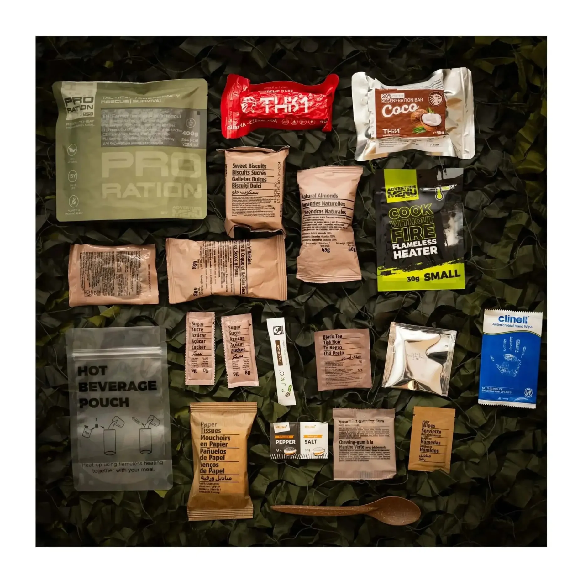 Pro-Ration - Halbtagesration Ultimate Tactical Ration Half Day Menü 2