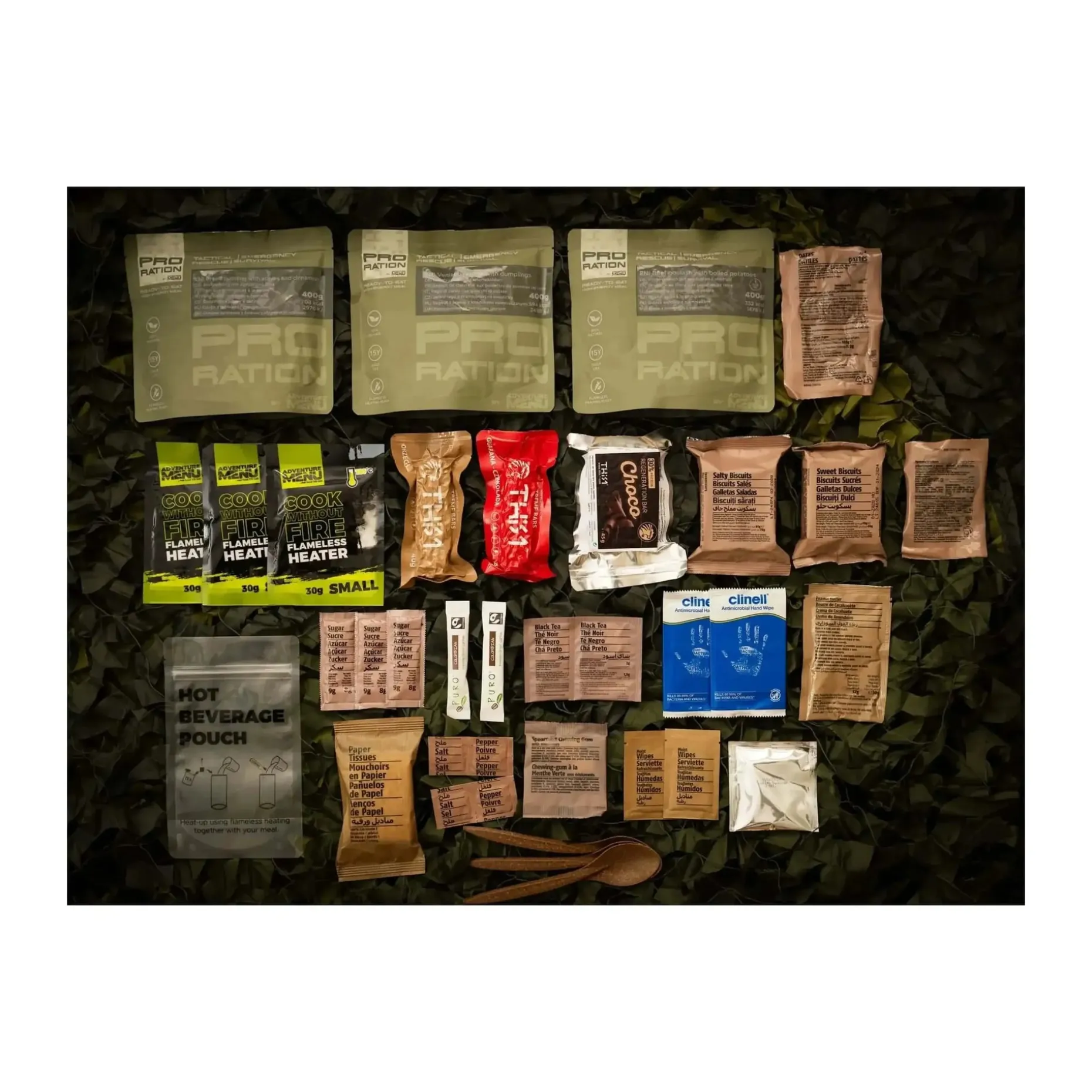 Pro-Ration - Tagesration Ultimate Tactical Ration Full Day Menü 2