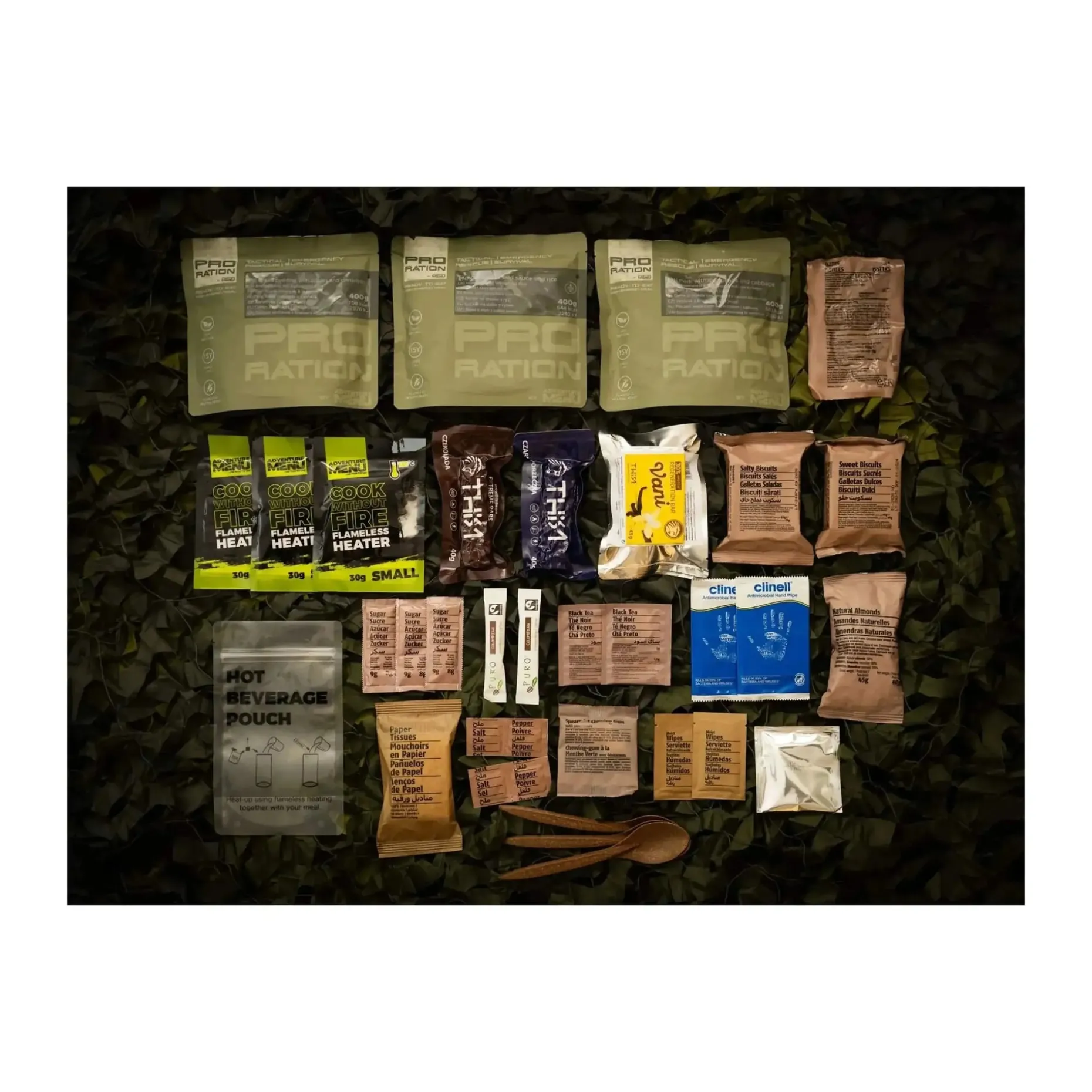 Pro-Ration - Tagesration Ultimate Tactical Ration Full Day Menü 1
