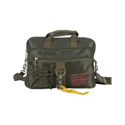 Pure Trash - Handtasche Karabiner groß oliv