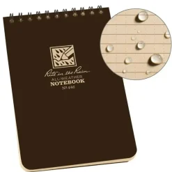 Rite in the Rain - Notizblock Spiralbindung oben braun