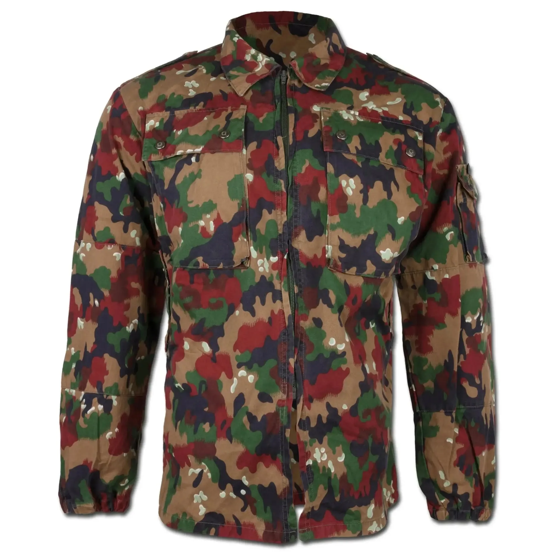 Schweizer Armee - Original Schweizer Feldjacke M83 Alpentarn gebraucht