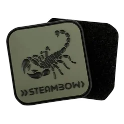 Steambow - 3D-Rubberpatch Stinger olivgrün