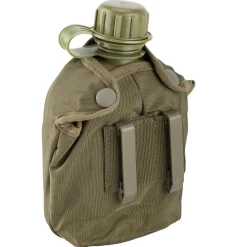 Österreichisches Bundesheer - ÖBH Feldflasche mit Becher und Hülle 1 L neuwertig