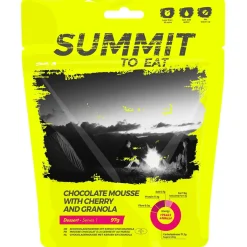 Summit to Eat - Schokoladenmousse mit Granola und Kirschen