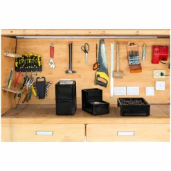 Surplus Systems - Euronormbox Vollwand 60 x 40 x 22 cm schwarz