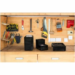 Surplus Systems - Euronormbox Vollwand 60 x 40 x 32 cm schwarz