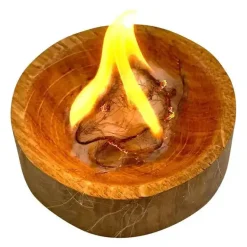 Survival Stuff - Zunderschale aus Eiche holz