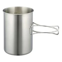 Tatonka - Becher mit Griff 850 ml silberfarben