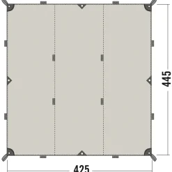 Tatonka - Sonnensegel Tarp 1 TC sand beige
