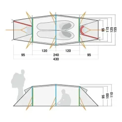 Tatonka - Tunnelzelt Rokua 2