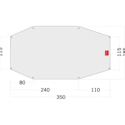 Tatonka - Zeltunterlage Floor Sheet PE Arctis 3 weiß