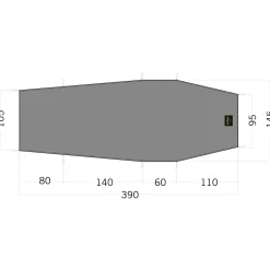 Tatonka - Zeltunterlage Floor Sheet LT Okisba steingrau oliv