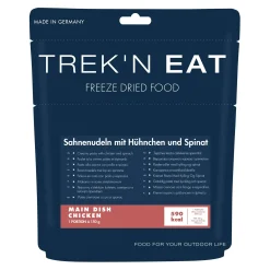 Trek’n Eat - Sahnenudeln mit Hühnchen und Spinat