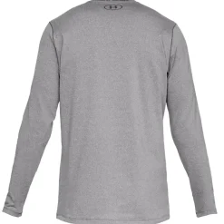 Under Armour - Langarmshirt Fitted CG Crew charcoal light heather