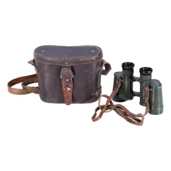 Ungarische Armee - Ungarisches Fernglas 6 x 30 Lederbehälter gebraucht