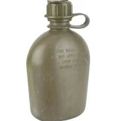 US Army - US Feldflasche 1 qt. mit Bezug oliv gebraucht