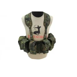 Zentauron - Chest Rig Nonmodular Split Front flecktarn