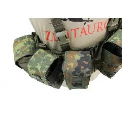 Zentauron - Chest Rig Nonmodular Split Front flecktarn