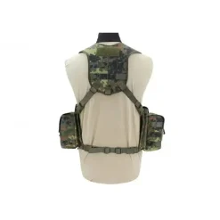 Zentauron - Chest Rig Nonmodular Split Front flecktarn