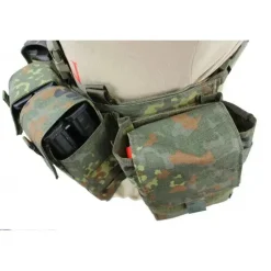 Zentauron - Chest Rig Nonmodular Split Front flecktarn