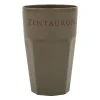 Zentauron - Kaffeebecher Mehrweg 300 ml grau braun