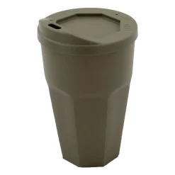 Zentauron - Kaffeebecher Mehrweg 300 ml grau braun