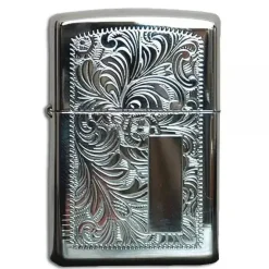 Zippo - Feuerzeug Ornament silber